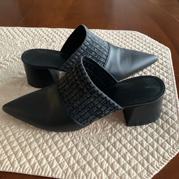 Mule Shoes Ralston Pointy Toe Mule Vince Vince Shoes Vince Ralston